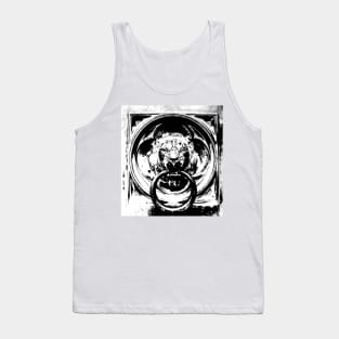 Black and White Lion Tank Top